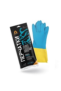 Перчатки рабочие Jeta Safety JNE711 Atom Duo латекс/неопрен 