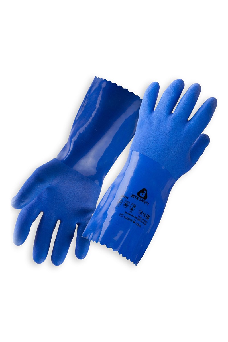 Перчатки Jeta Safety JP711 с ПВХ покрытием 